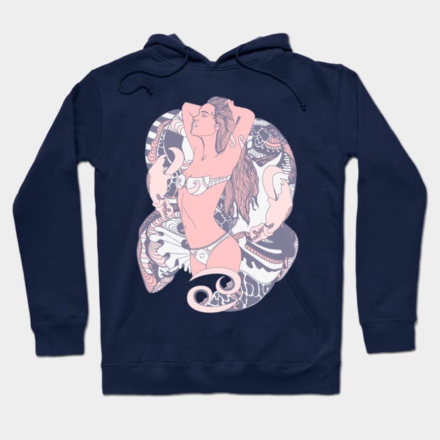 Npink Cancer Beauty Hoodie by kenallouis